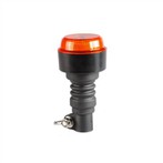 Forklift flashing rotating hazard warning lights