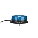 Blue flashing beacon lights