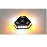 New Release 27W LED 360 Degree Rechargeable Portable Polygonal Strobe Flash Warning Light
