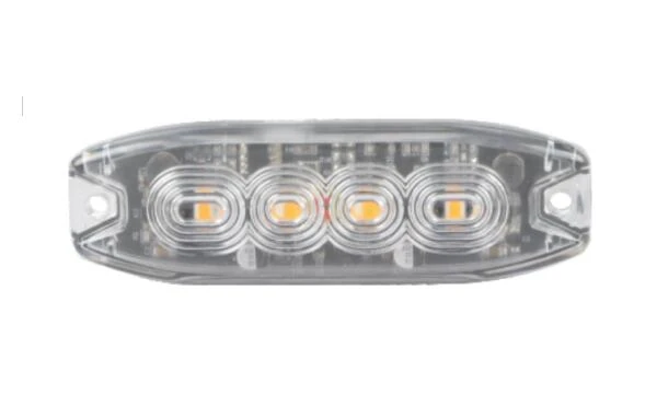 4 LED Slim Emergency Strobe Light Headlight
