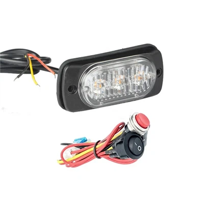 Amber Red Blue LED Strobe Light