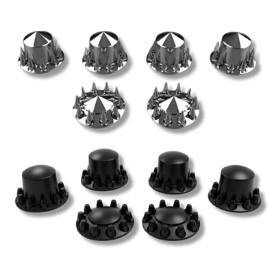 Aluminum 10-Lug Truck Axle Cover Kit factory