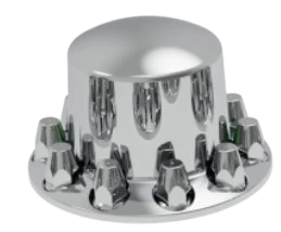 Aluminum 10-Lug Truck Axle Cover Kit
