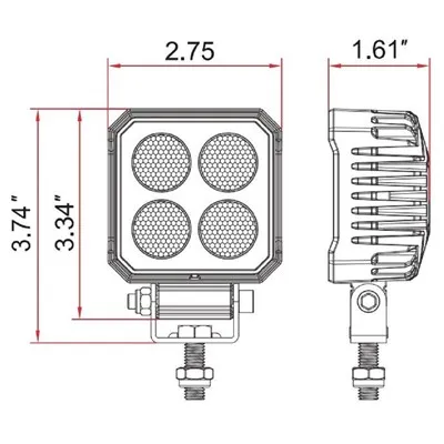 Amber White Flood Work Light suppliers