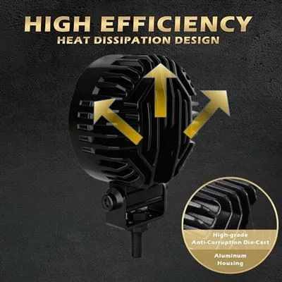 Black Lens Flood Work Light factory
