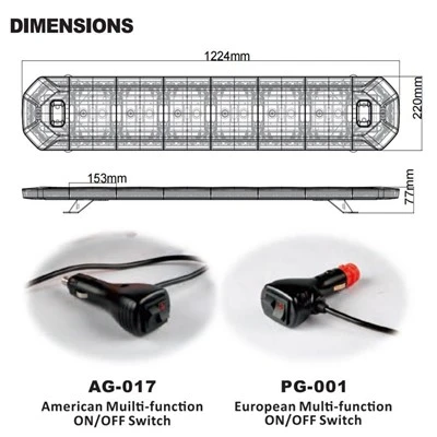 Brake Light Function Warning Lightbar high quality