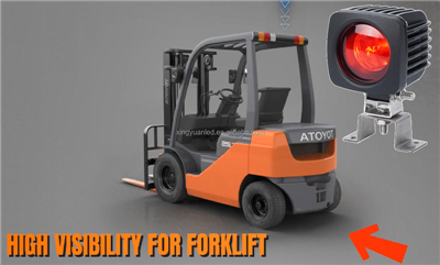 Dual-Color LED Arrow Safety Light For Warehouse Forklift Warning (Static/Dynamic)