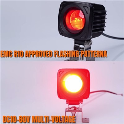 Dual-Color LED Arrow Safety Light For Warehouse Forklift Warning (Static/Dynamic)