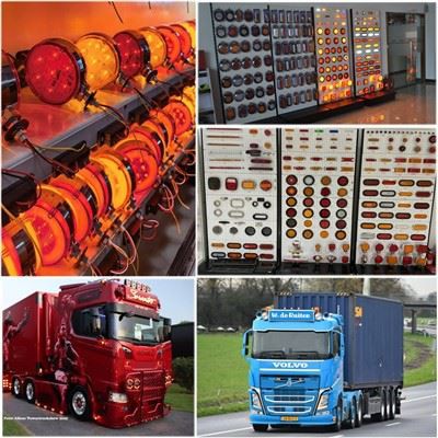 Hign Power DC24V Double Face IP65 Side Marker Trailers Lights For Cars Trucks Industrial price