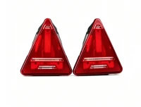 Magnetic LED Trailer Tail Light Pair 12-24V IP65 7Pin EU Plug Cable