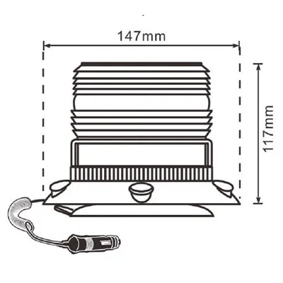 R65 Engineering Vehicle Beacon Light price