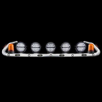 12-24V Roof Light Bar With LED Work Lights Beacon Lights And Strobe Lights IP68 Aluminum Housing For Truck Trailer Vehicle factory